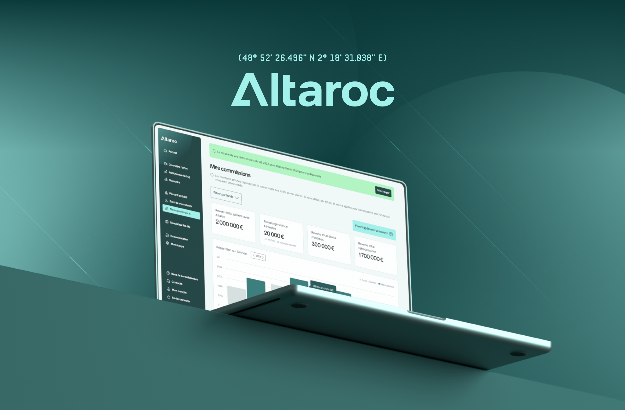 Altaroc product interface preview